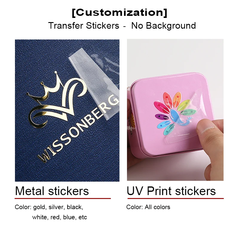 주문 UV 스티커 3D 로고 금속 이동 DIY 개인화 된 상표 전사 술 방수, 결혼식, 접착제, 상표, 홀로그램, 금박
