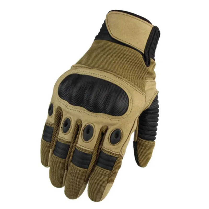 Outdooor велосипедные тактические перчатки скалолазание для пешего туризма сенсорный экран Нескользящие военные армейские Пейнтбольные перчатки для стрельбы - Цвет: Brown