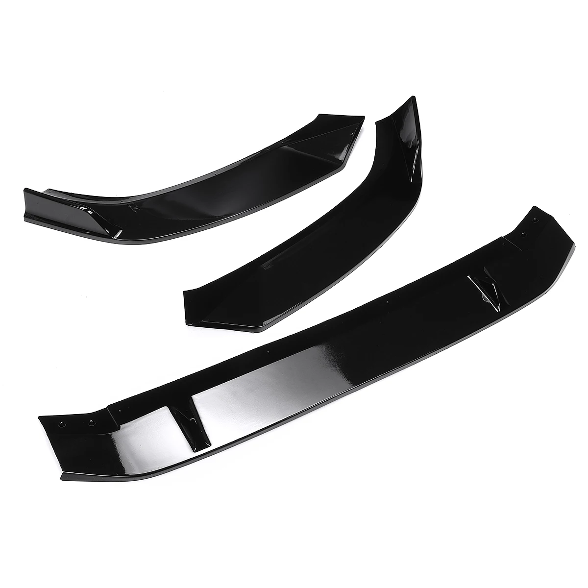 

New A4 Car Front Bumper Splitter Lip Body Kit Spoiler Diffuser Deflector Lips Guard Protector Cover Trim For Audi A4 2017-2018