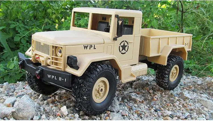 WPL B-14 Радиоуправляемый грузовик пульт дистанционного управления 4 колеса для альпинизма внедорожный автомобиль игрушка 2,4 г армейские игрушки Форма автомобиля с головным освещением DIY комплект