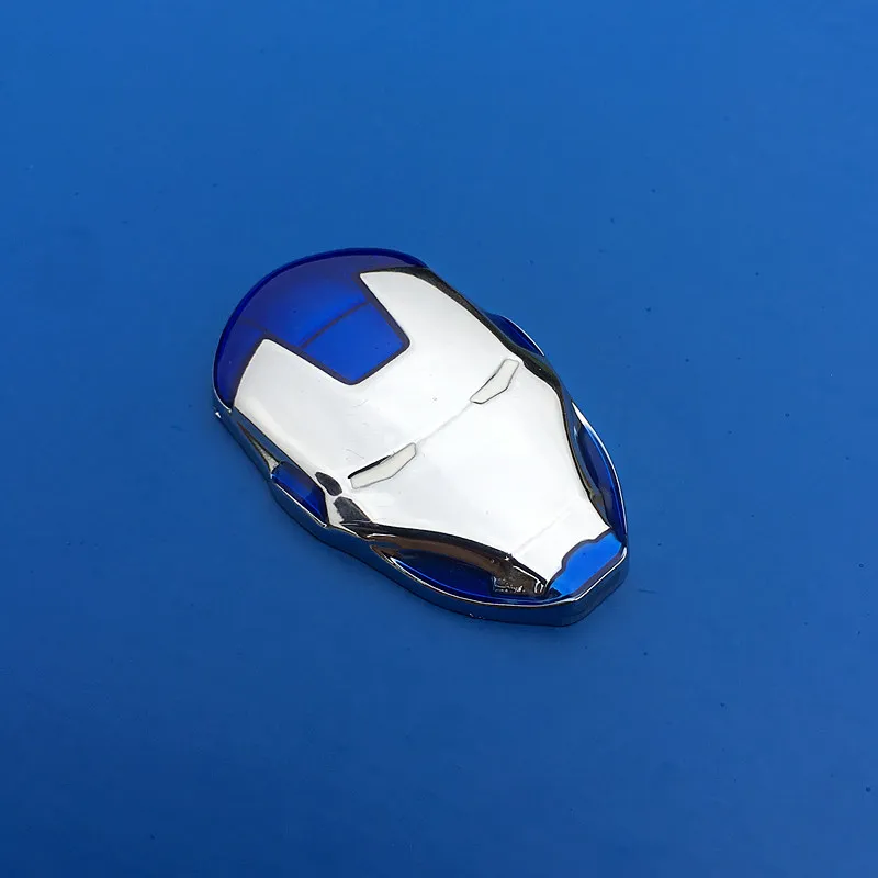 3D Chrome Metal Iron Man for Car Emblem Stickers Decoration The Avengers Decals Exterior Accessories Silver Gold Car Styling