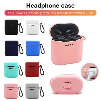 

Bluetooth Headset Protector Case Silicone Storage Box for HUAWEI FlyPods Pro FreeBuds 2 Pro