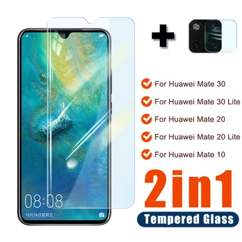 

2in1 Tempered Glass For Huawei P30 P40 Lite E Screen Protector Camera Lens For Huawei Mate 30 20 10 Lite 20X Protective Glass