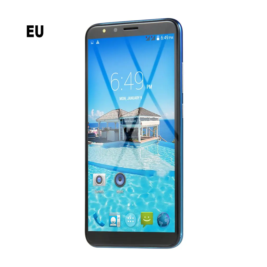 

5.5 Inch Large Screen Mobile Phone Fingerprint Machine 512Mb+4Gb Smart Phone Durable Hd Screen Smartphone