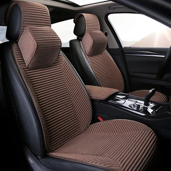 

Full Coverage flax fiber car seat cover auto seats covers for mercedes benz m class ml 350 ml320 w163 w164 w166 gle gle43 gle63