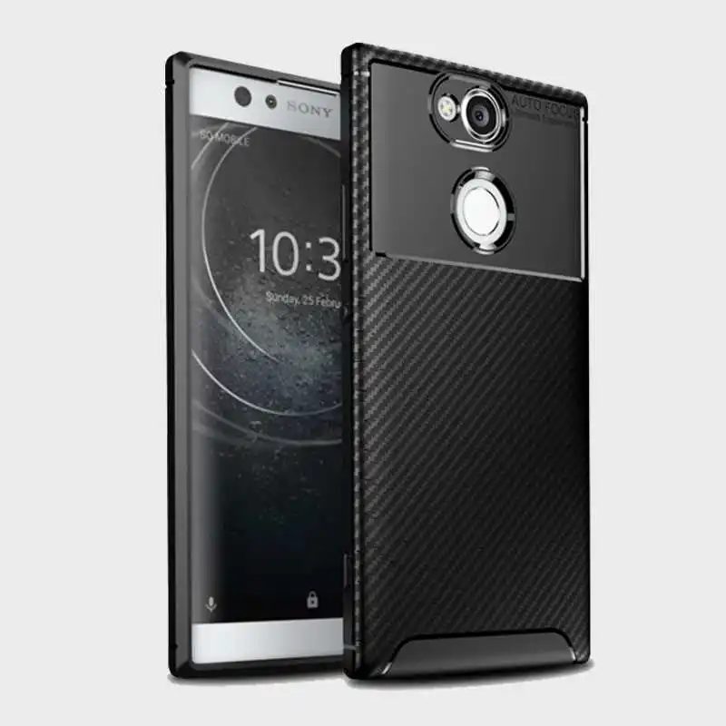 Ударопрочный Мягкий чехол с Joomer узором 5," для sony Xperia XA2, чехол для sony Xperia XA2 Plus, чехол для телефона - Цвет: Black