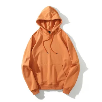 

NAGRI EU Size Fashion Colorful Hoodies Men's Thicken Clothes Winter Sweatshirts Men Hip Hop Streetwear Solid Fleece Man Hoody