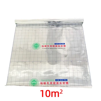 

10m long Best Price Energy Saving Aluminum Foil Insulation Mirror Reflection Film for Electric Underfloor Heating System