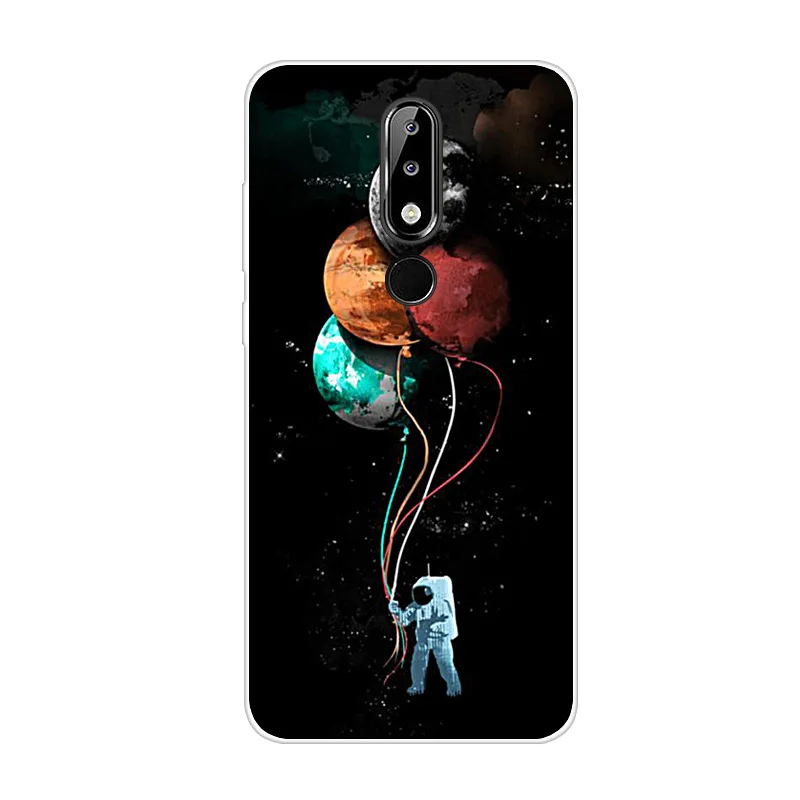 Чехол для Nokia 5 1 Plus чехол телефона мягкие силиконовые задние Чехлы 3 X5 с принтом из