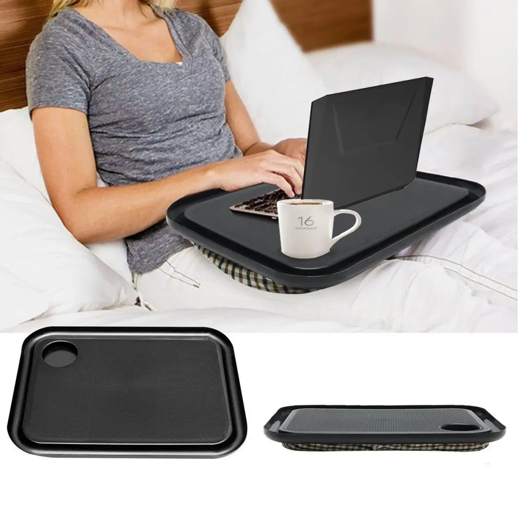  Portable 42 x 33cm Handy Lap Tray Laptop Table Outdoor Learning Desk Lazy Tables New Laptop Stand H