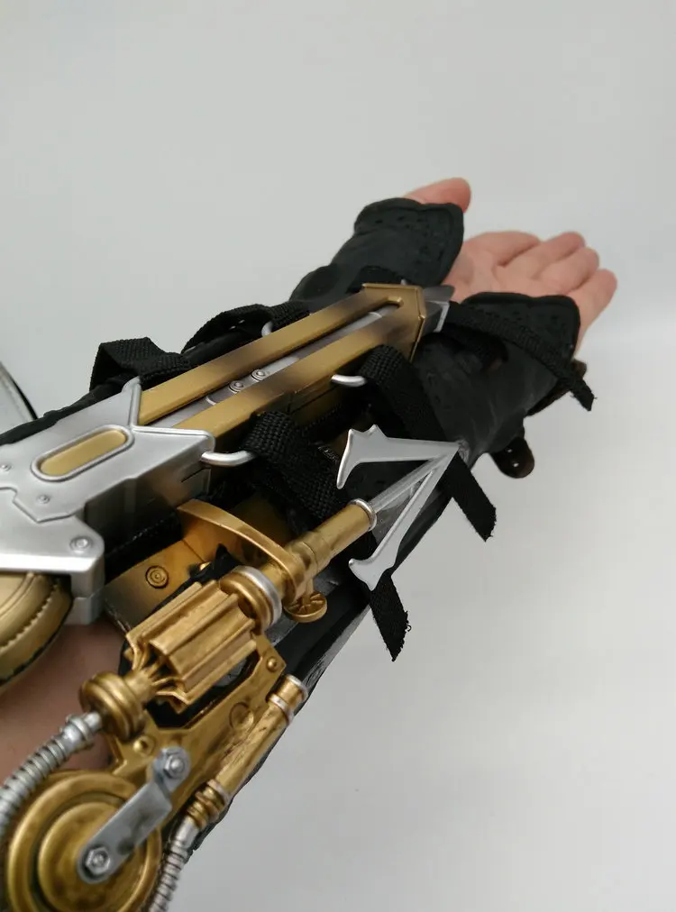 Скрытый клинок рукав меч фигурка ассасинов скрытый клинок Эдварда оружие рукава мечи могут выталкивать детские игрушки подарок