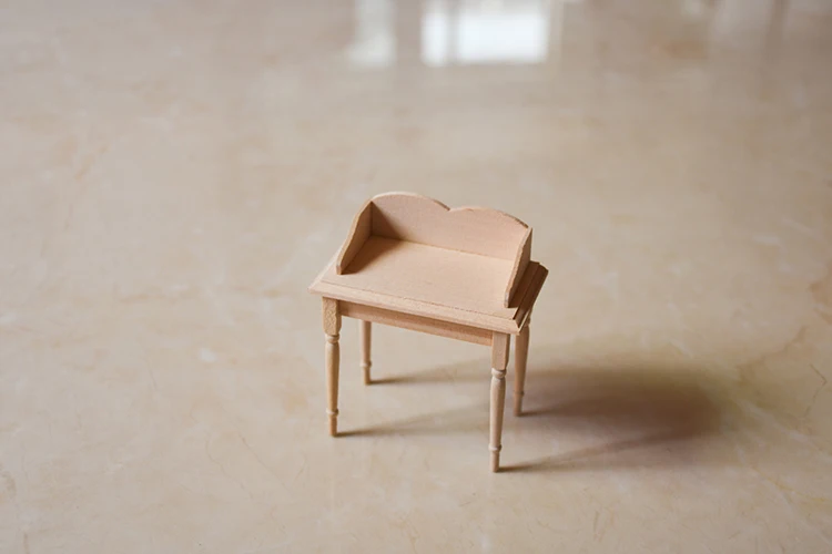 M02-X002 children baby gift Toy 1:12 Dollhouse mini Furniture Miniature rement wooden color Indoor storage 1pcs
