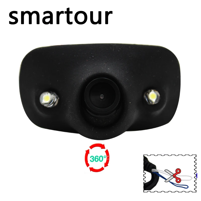 Smartour HD водонепроницаемые парковочные мониторы система 2 светодиодный ночное