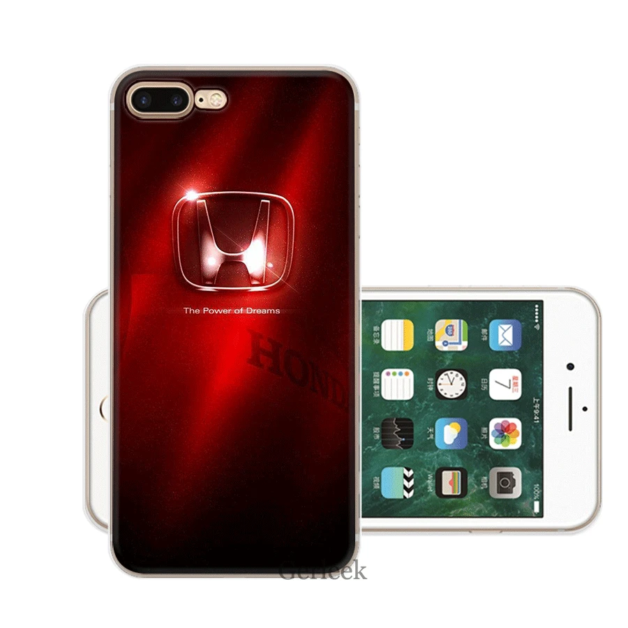 Mobile Cell Phone Case TPU for iPhone 11 Pro XR X XS Max iPhone 7 8 6 6S Plus 5 5s SE Cover Honda - Цвет: 12