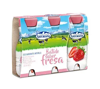 

Central Lechera Asturiana - Batido de Fresa 200ml (Pack 3)
