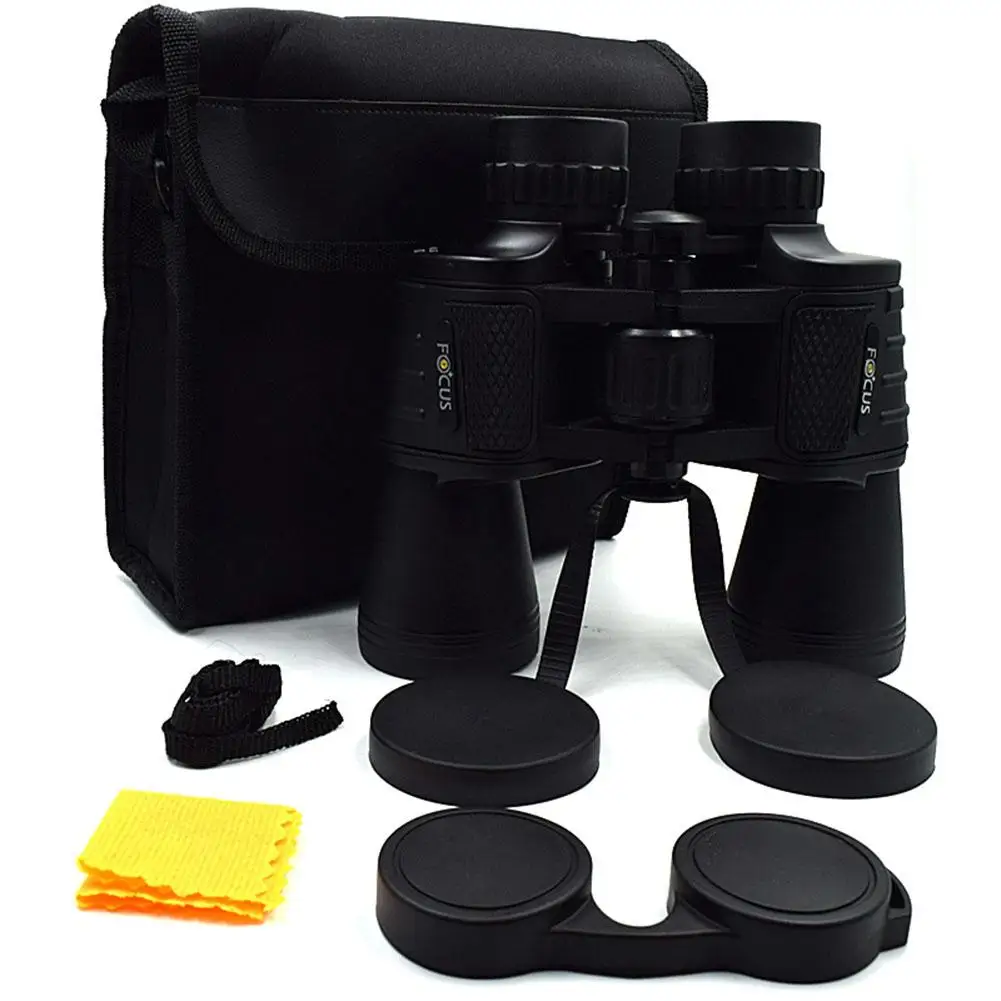 MeterMall Binoculars 20x50 Hd Powerful Military Binocular High Times Zoom Telescope Night Vision for Hunting Camping