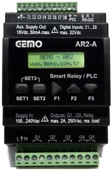 AR2 A 8D Gemo РЕЙКУ смарт реле/PLC программируемый с лестницей логики|Умная система