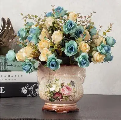 Blumenvasen Wazony Ozdobne, золотые керамические украшения, современные аксессуары для украшения дома, Современная ваза для цветов