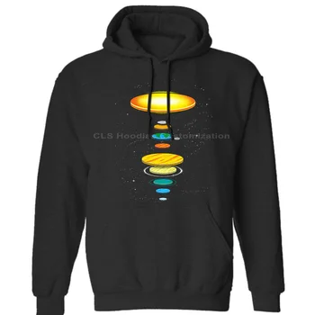 

Flat Earth Comedy The Flat Solar System Cool Casual pride Mens Neutral Winter Hoodies Sweatshirts Free Shipping