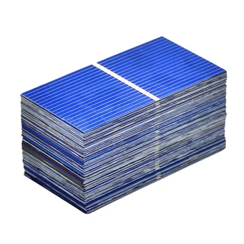 

100Pcs Solar Panel Sun Cell Sun Power Solar Cell Diy Solar Battery Charger 52X26Mm