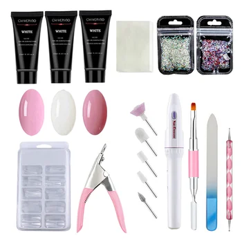 

1 Set Nail Extension Gel Nail Art Accessories Manicures Tools Portable Nail Art Supplies for Women Female without Battery