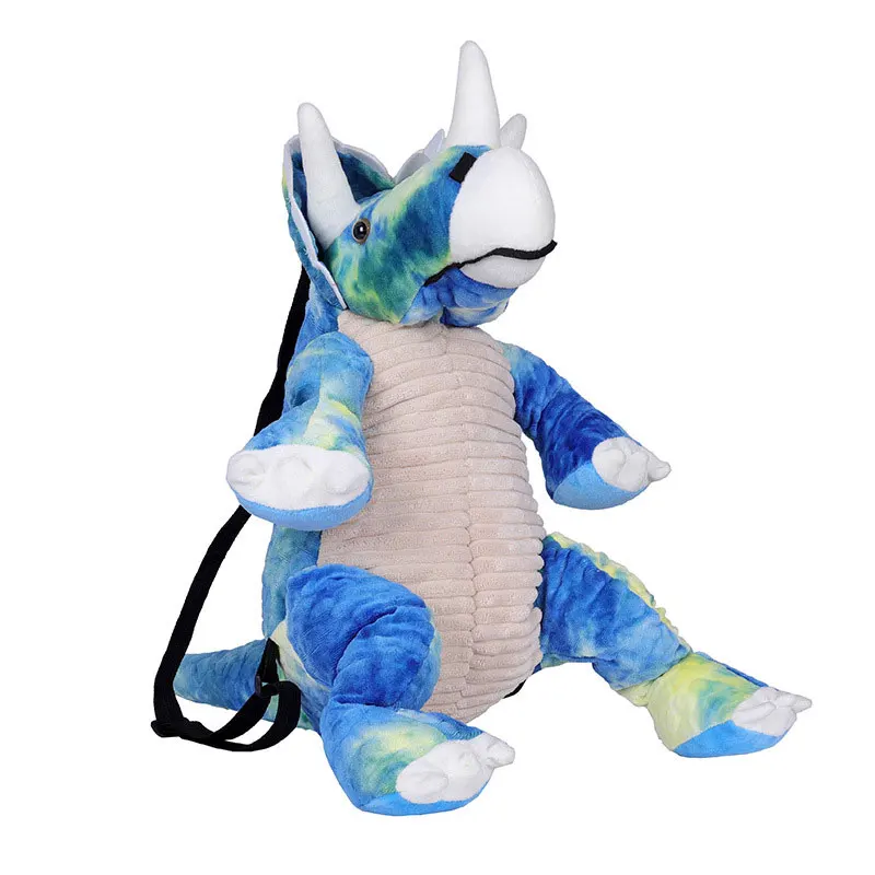 Wholesale New Jurassic World Dinosaur Plush Backpack Unicorn tyrannosaurus plush doll Backpack Child Gift Free Shipping 1