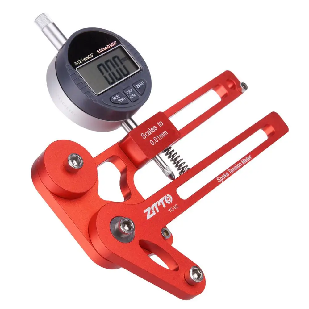  MTB Bicycle Tool Spoke Tension Meter Electronic Watch Wire Tension Adjustment Wheel Set Correction 