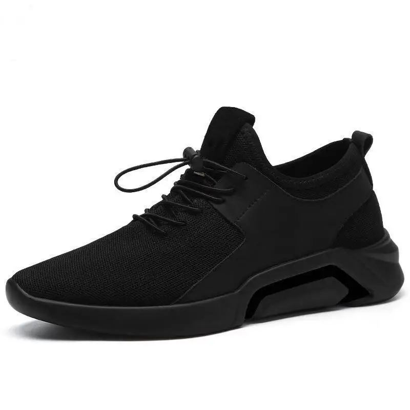 Мужская обувь; стиль; Модные дышащие кроссовки; Мужская обувь в Корейском стиле в английском стиле; универсальная сетчатая обувь; цвет черный, белый