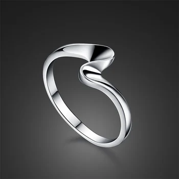 

Contracted fashion 925 sterling silver ring.Solid sterling silver girl ring.Sterling silver jewelry charm woman Christmas gifts