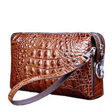 

Crocodile Hand Package Genuine Leather Man Will Capacity Long Fund Password Lock Male Fashion For wallets free shipping purse