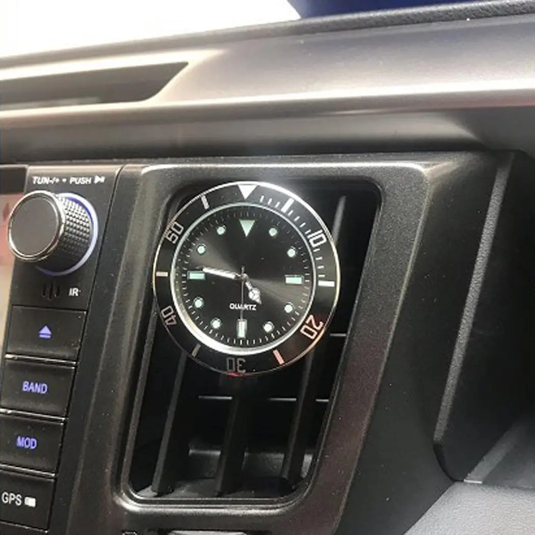 Автомобильные часы-наклейка часы авто украшение интерьера автомобиля аксессуары двухсторонний клей как на картинке