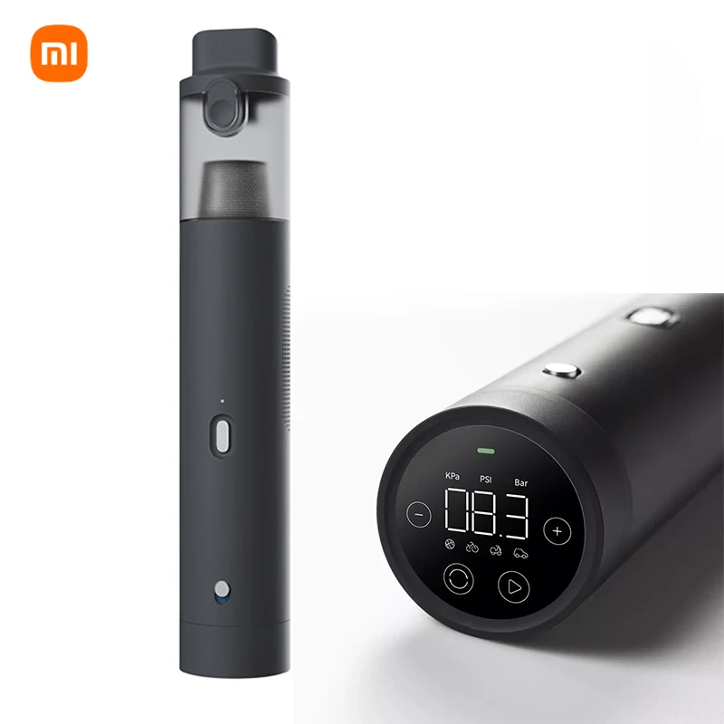 XIAOMI MI-aspiradora de mano inalámbrica Lydsto, 10000PA, 150PSI, bomba de aire para coche, bomba inflable, colector de polvo para el hogar