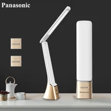 Panasonic светодиодный настольная лампа с сенсорным датчиком, Складная Настольная лампа, портативный USB Перезаряжаемый Настольный светильник, ночной прикроватный светильник s