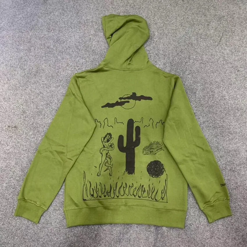 

Travis Scott Extremely Rare Rodeo Tour Hoodie Women Men Sweatshirts Mens 19FW Hip-hop ASTROWORLD Pullover