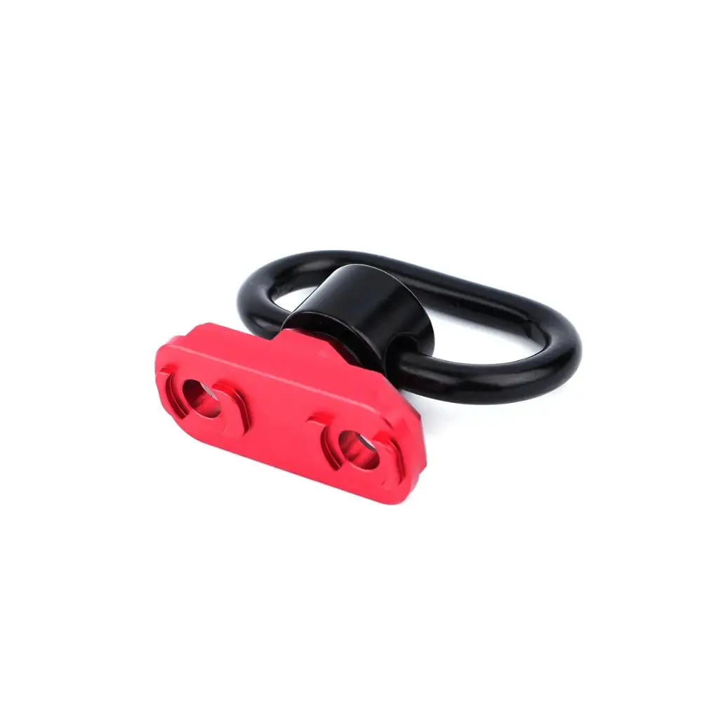 Red with QD adapter Охотничий AR алюминиевый M-Lok Sling Mount Aadapter mlok Mount system sling mount - Цвет: Red with QD adapter