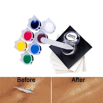 

Liquid Skin Leather Repair Kit No Heat Leather Vinyl Repair Tool Auto Car Seat Sofa Coats Holes Scratch Cracks Rips for Auto
