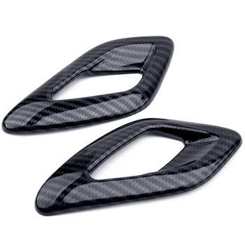 

2pcs Carbon Fiber Style Inner Door Handle Frame Cover Trim Moulding Fit For Dodge Challenger 2015 2016 2017 2018 2019