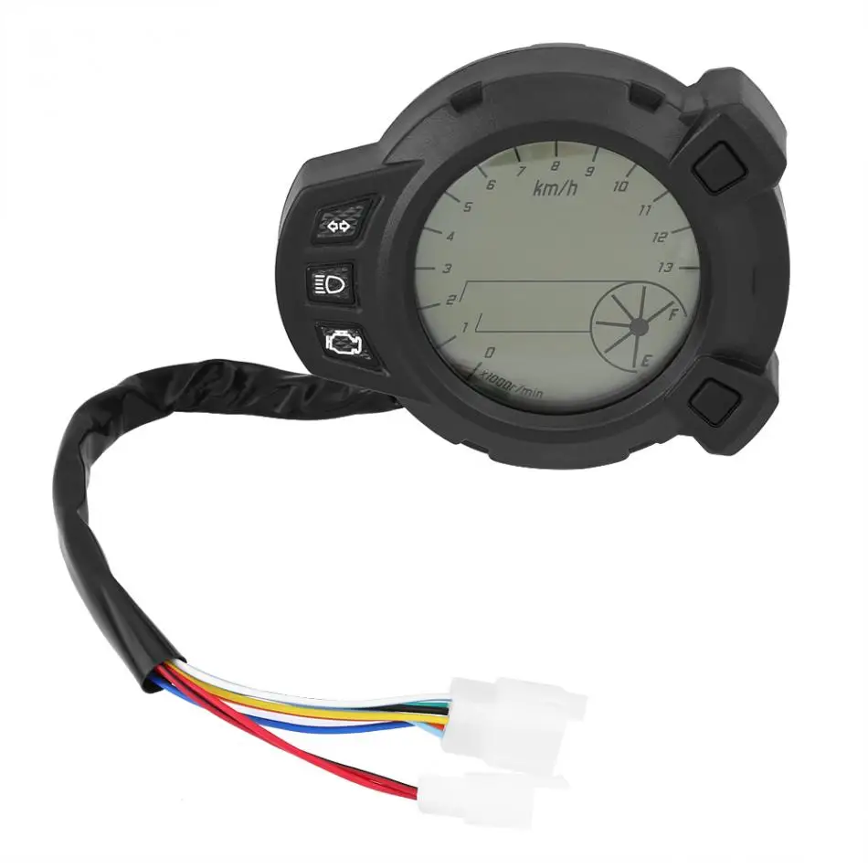 

7 Color Meter Motorcycle Instruments LCD Speedometer Odometer Tachometer for Yamaha BMS125