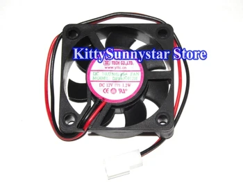 

zyvpee Young Lin 40*10mm 4CM DFS401012H 12V 1.2W 2 wires 2 pins Micro Case Fan switch / Hard disk cooler