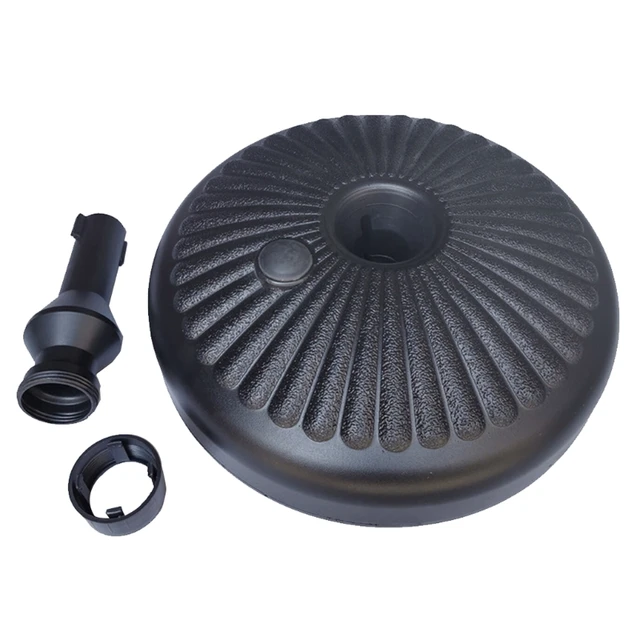 Többcélú Kerti Udvar Esernyő Alapállvány Kerek Műanyag Terasz - Image 4