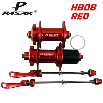 

Pasak MTB Hubs 7 Bearings Disc Brake 6 Bolts 32 Holes Quick Release Axis F9*100mm R9*135mm For 12v Cassette