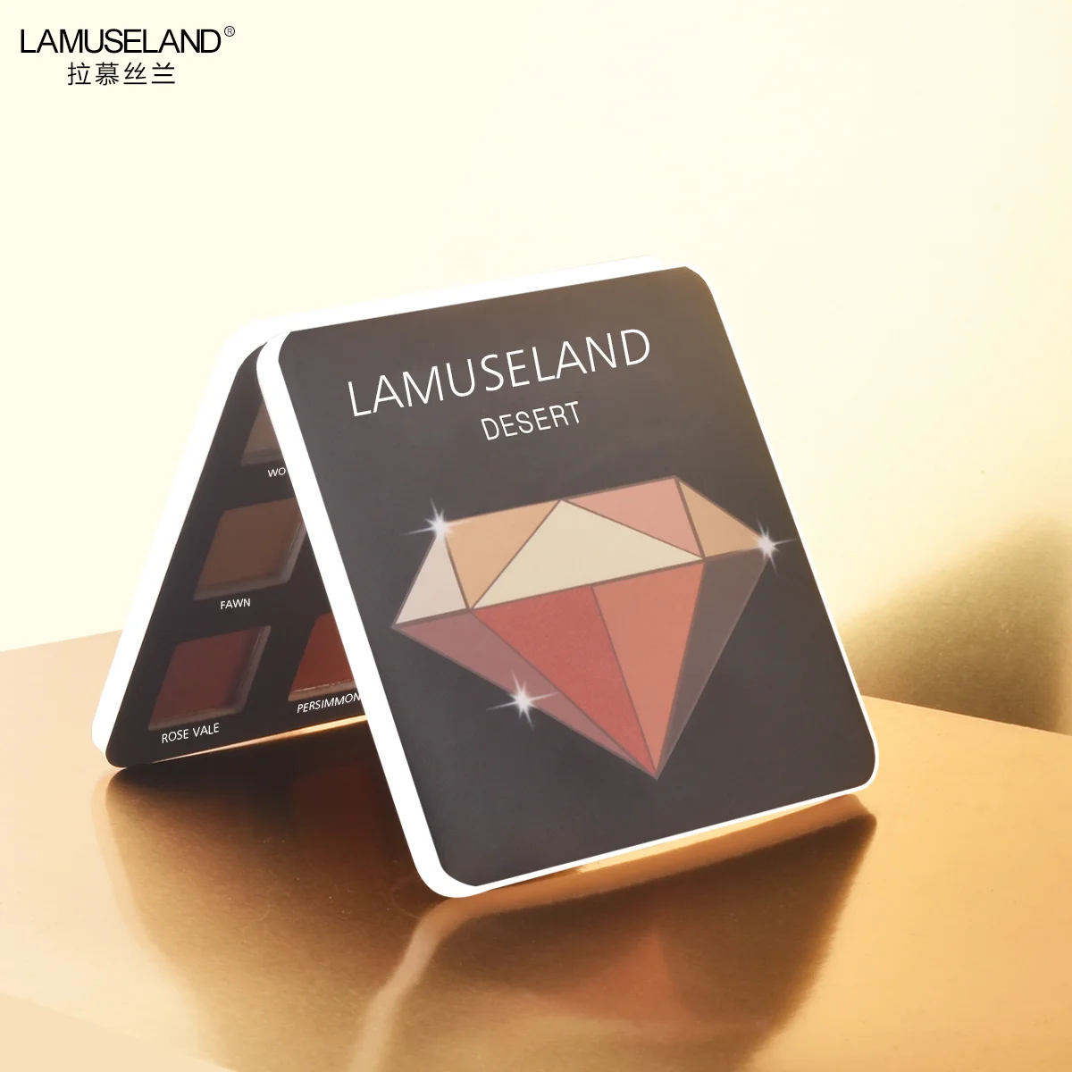 LAMUSELAND, 3 стиля, 9 цветов, блестящая Алмазная палитра теней для век, матовые тени для век