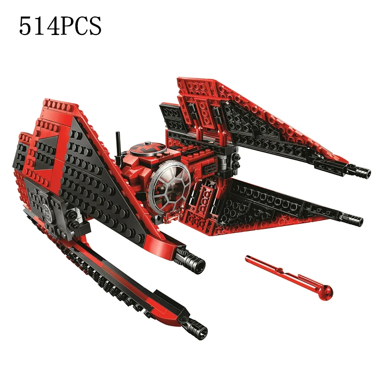 StarWars Millennium Imperial Spaceship TIE Fighter Model Destroyer Warship Space Bricks Kids Toys Children Gifts