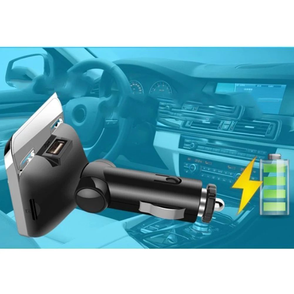 1," ЖК Автомобильное fm-радио USB зарядное устройство беспроводной аудио передатчик Bluetooth MP3 комплект