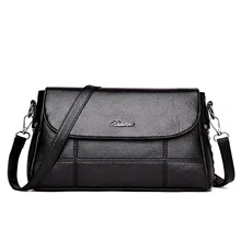 Повседневная женская сумка среднего возраста Сумка Для мамочки универсальная женская новая стильная сумка Мягкий кожаный рюкзак