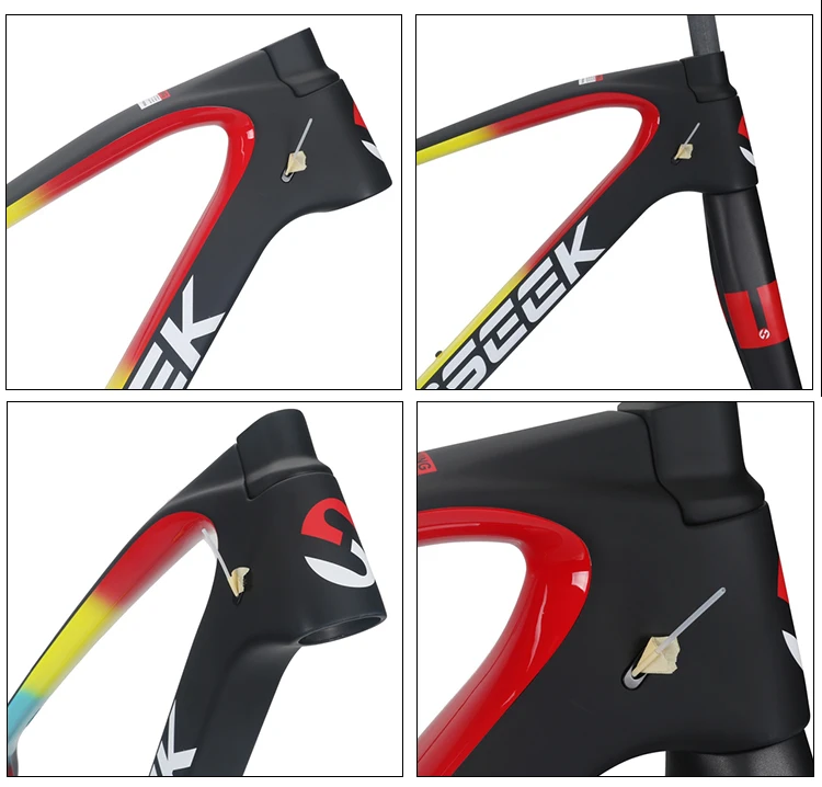 Perfect Toseek MTB Mountain Bike Frame 26 27.5er * 15 17 19 inch Full carbon Suspension T800 high carbon fiber Bicycle Frame parts 4