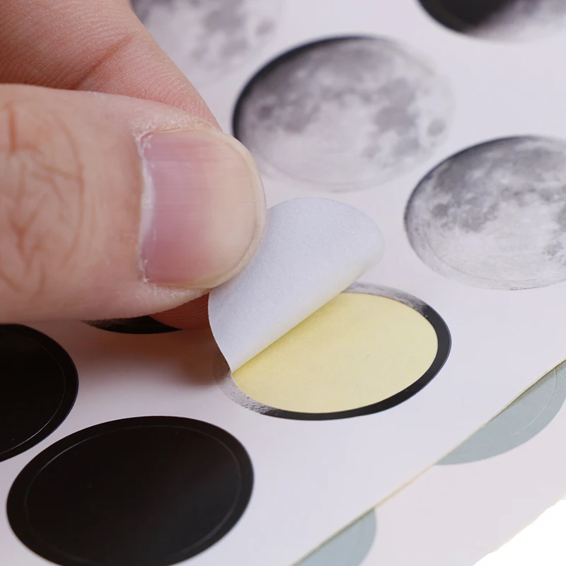 48 шт./лист DIY наклейки Dot Morandi Earth color скрапбук альбом фотообои журнал проект украшения уплотнительные наклейки