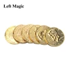 Half Dollar Coin Silver Gold Magic Tricks Coin Gimmick Close-Up Street Trick Prop Toy Appearing/Disappear Illusion Bite ► Photo 2/6