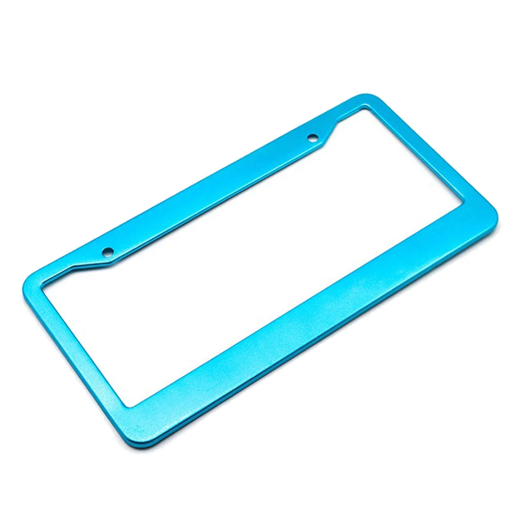 Metal License Plate Frame for Men Women Tag Holder Aluminum Alloy Car Tag Frame with Screws