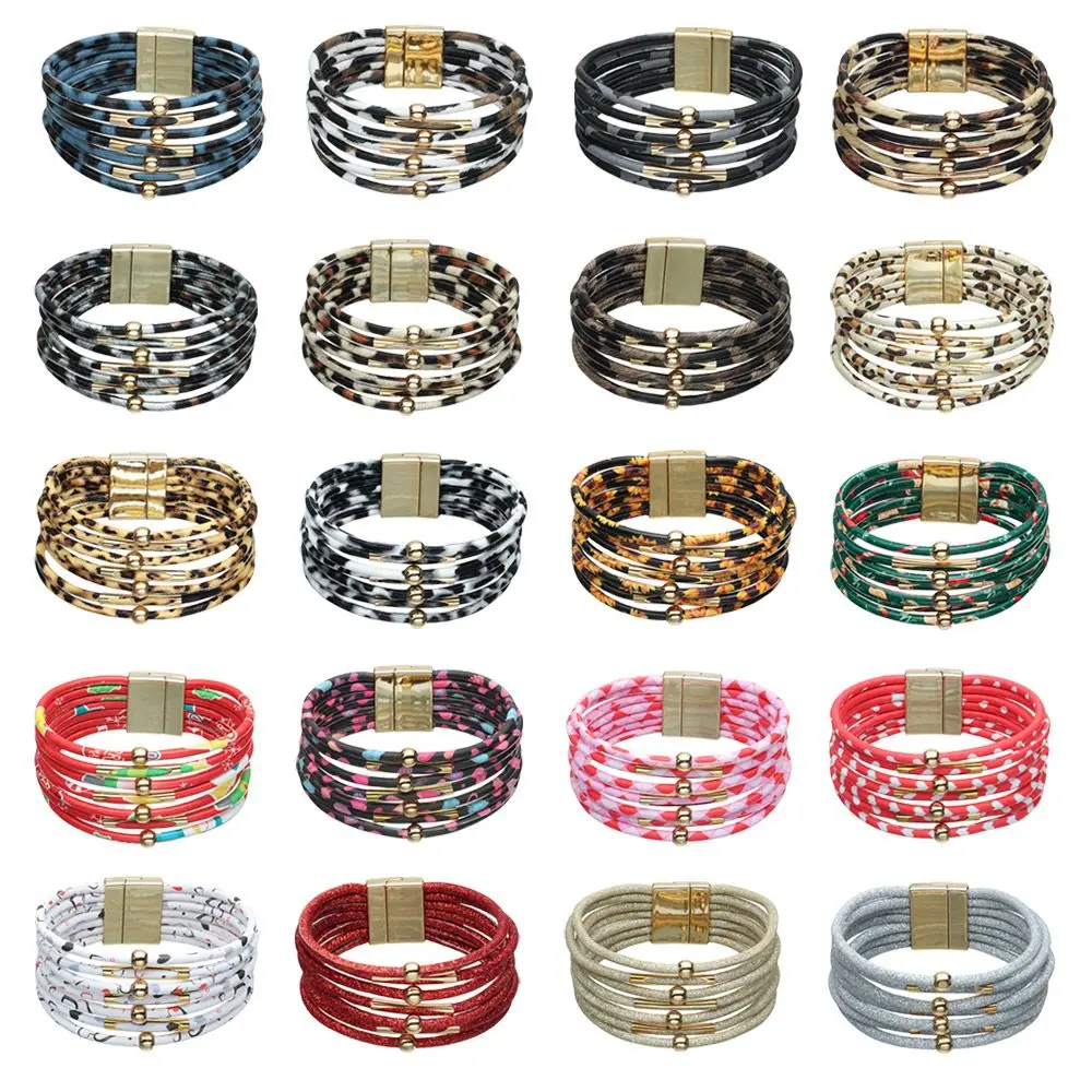 Leather Wrap Bracelets Women | Leather Wrap Bracelet Bohemian - 1pc ...